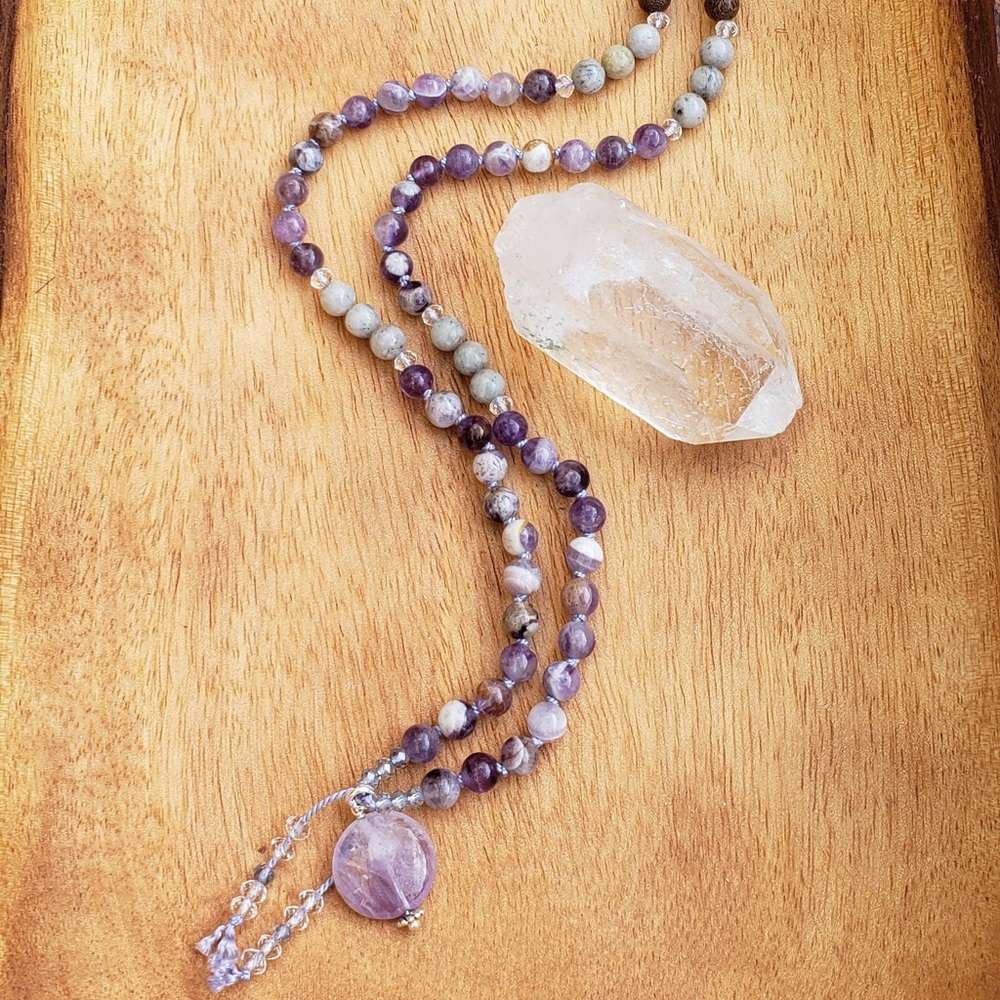 Rayla Mala Gemstone Necklace